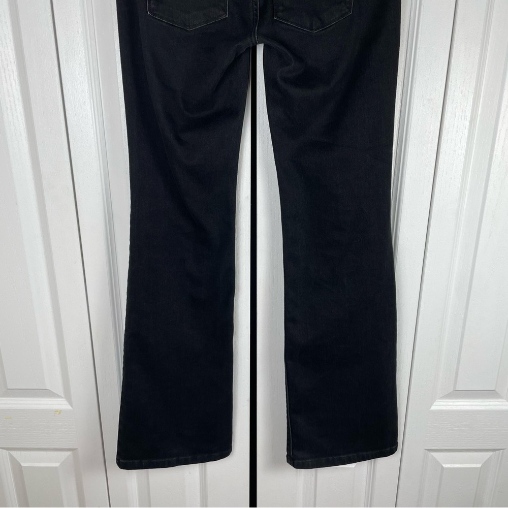 WHBM Modern Flare Jeans Women’s 4 Black Embellished Y2K Gorpcore Goth Casual - Picture 10 of 16